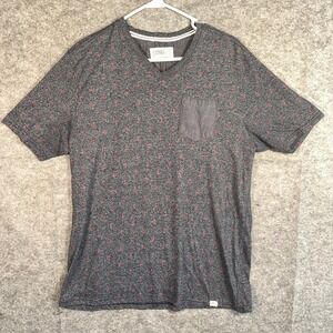 Retro‎ Free Planet " Red Anchors " Men's XL  T-Shirt